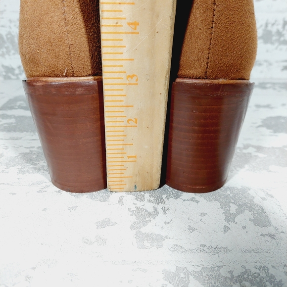 New Seychelles Tan Leather Over the Knee Boots M568 - Picture 7 of 12